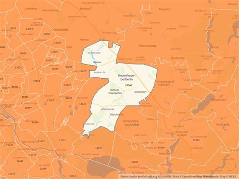 PLZ 15366 in Brandenburg: 4 Orte .